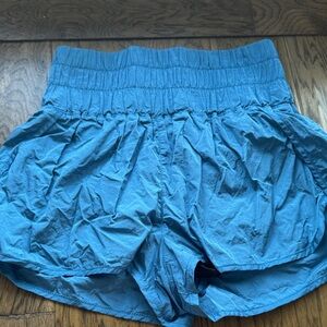 Free People Blue Women's highwaisted Shorts